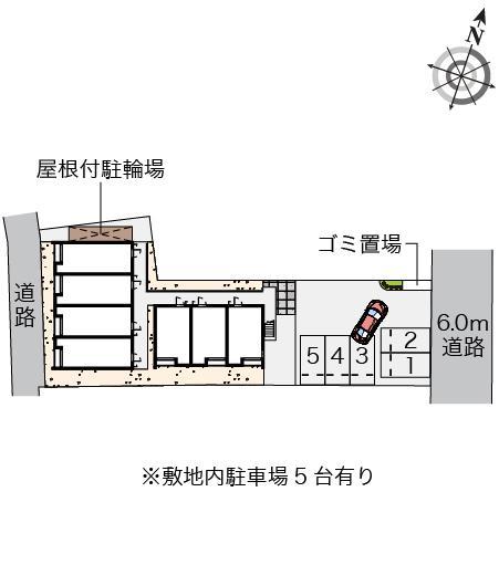 クレイノ夢(56906)の駐車配置図
