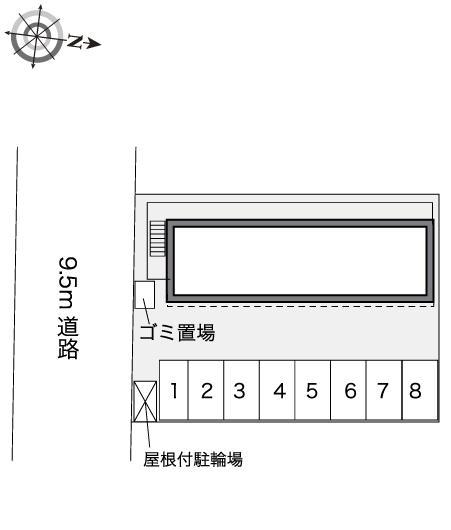 中味鋺(41006)の駐車配置図