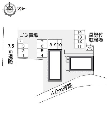 しんでん(30906)の駐車配置図