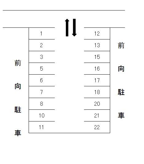 J-255の駐車配置図