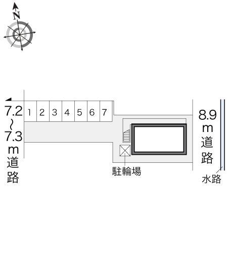 ＭＩＴＳＵＩＲＩ(13814)の駐車配置図