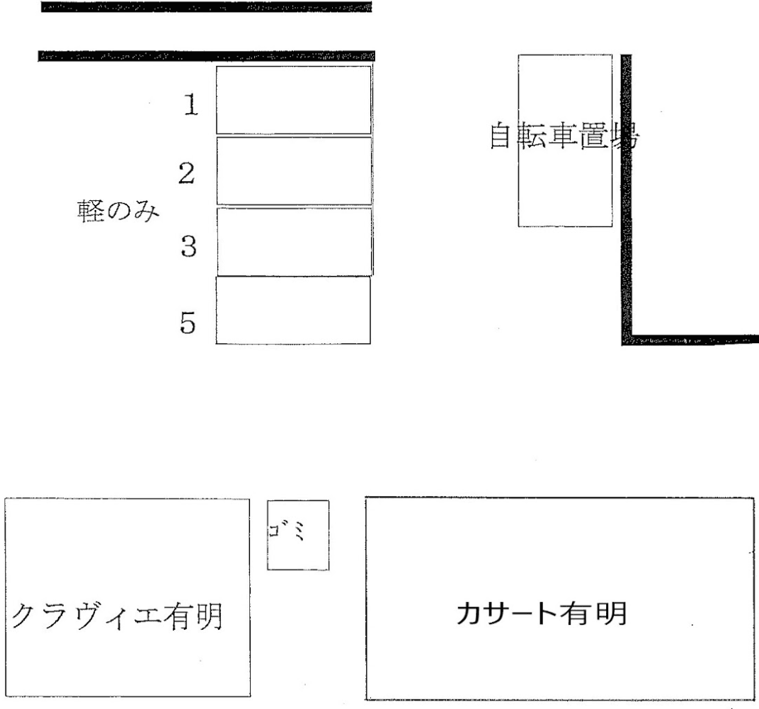 カサート有明駐車場の駐車配置図