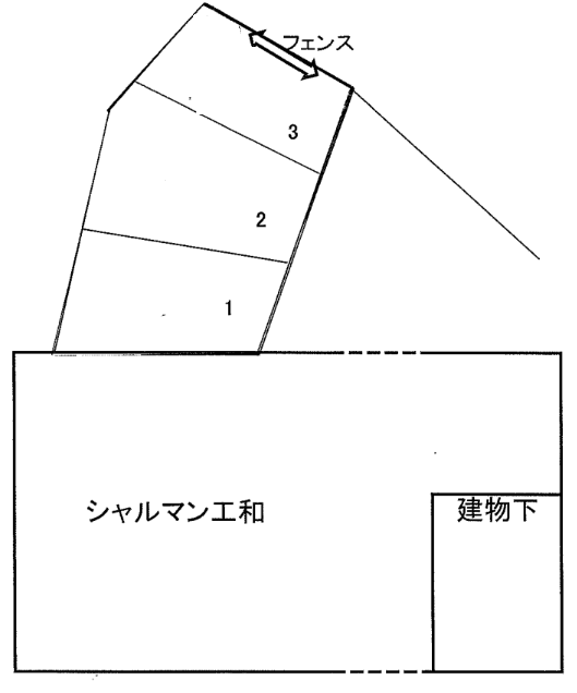 シャルマン工和の駐車配置図