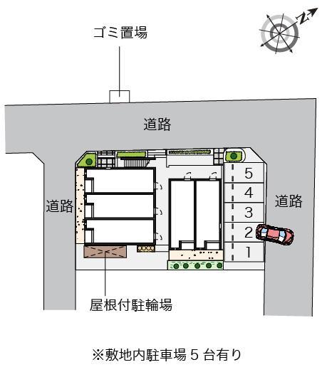ロゼ(52748)の駐車配置図