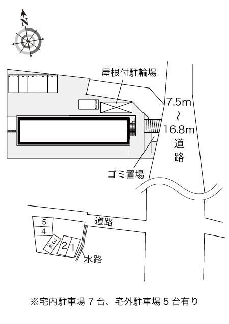 ケー・ピー・シー(13108)　敷地外駐車場の駐車配置図