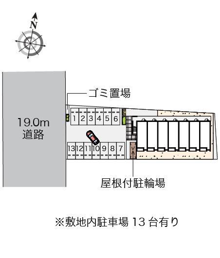 フレーシア(54784)の駐車配置図