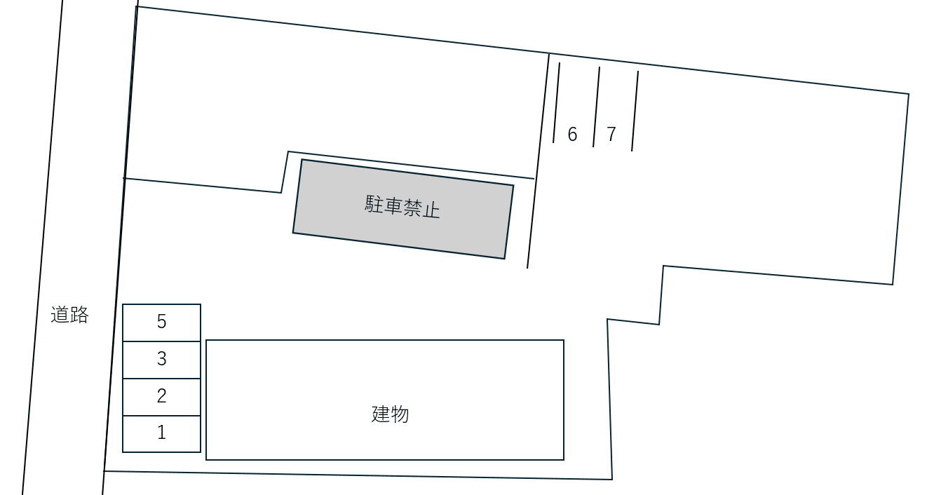 Ｍａｉｓｏｎｅｔｔｅ港の駐車配置図