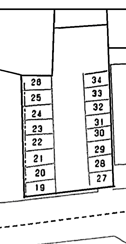 呼続駐車場の駐車配置図