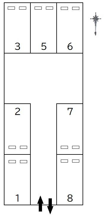 (57) 渡邉駐車場の駐車配置図