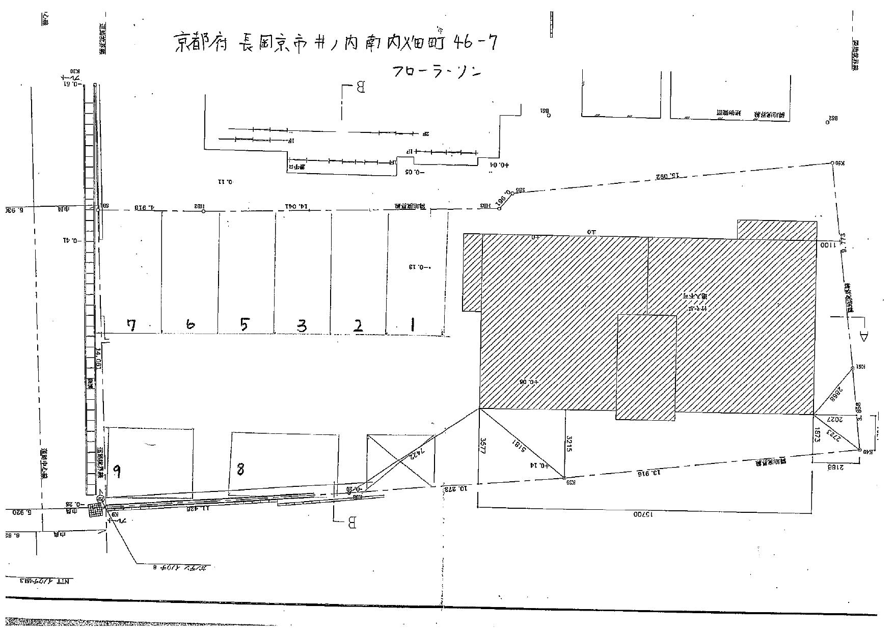 フローラ・リンの駐車配置図