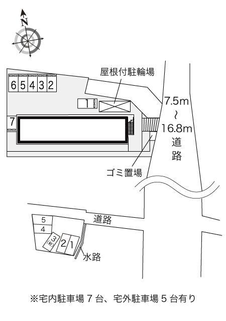 ケー・ピー・シー(13108)の駐車配置図