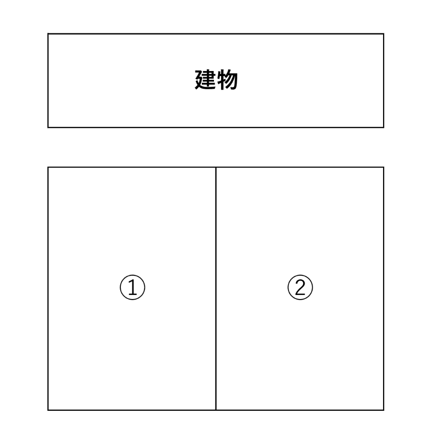 プリムローズ駐車場の駐車配置図