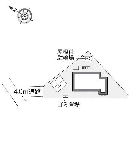 ガーデ二ア宮沢町(34599)の駐車配置図