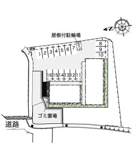 梅の里(37775)の駐車配置図