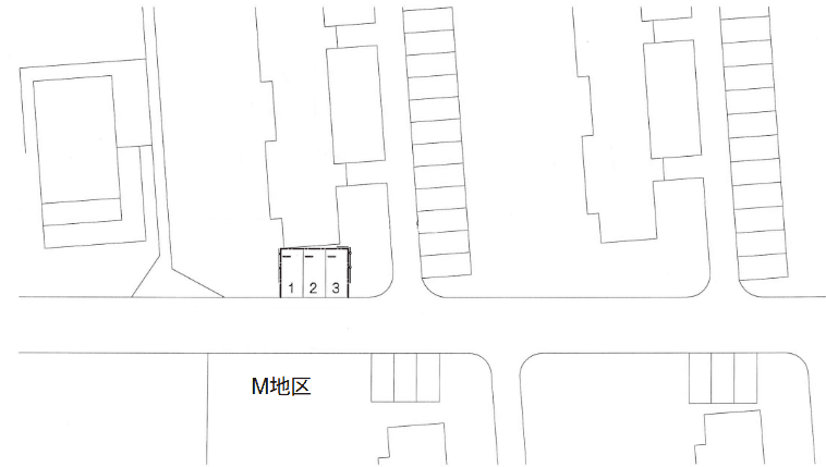 幸町_Ｍ地区の駐車配置図