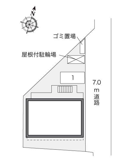 イーストコート(32913)の駐車配置図