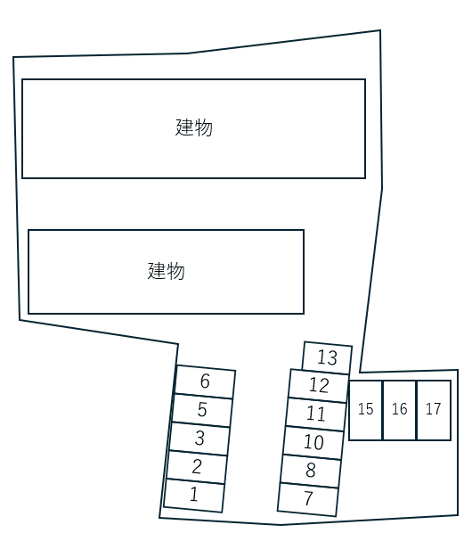 ＤＵＰＬＥＸ福田Ⅱの駐車配置図