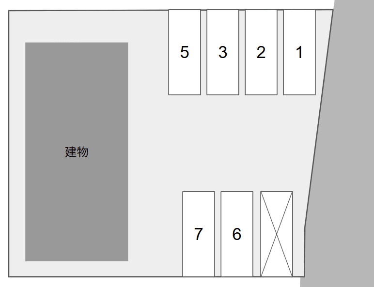 ＳＡＫＵＲＡ ＨＩＬＬＳの駐車配置図