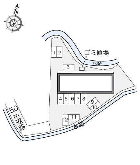 桧沢(23834)の駐車配置図