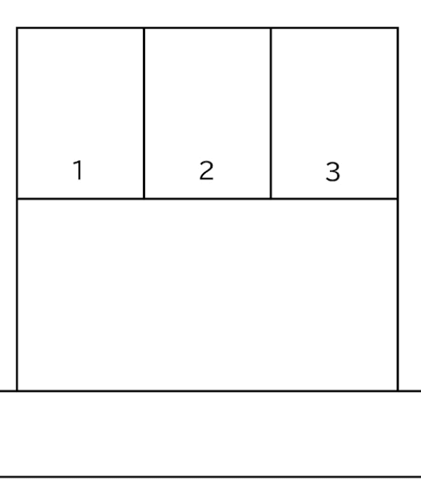 高砂６−１０駐車場の駐車配置図