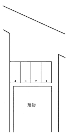クレインヒルズ駐車場の駐車配置図