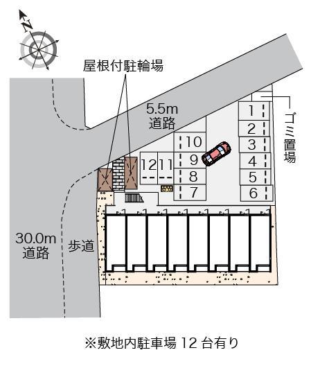 ＳＡＴＵＫＩ(55553)の駐車配置図