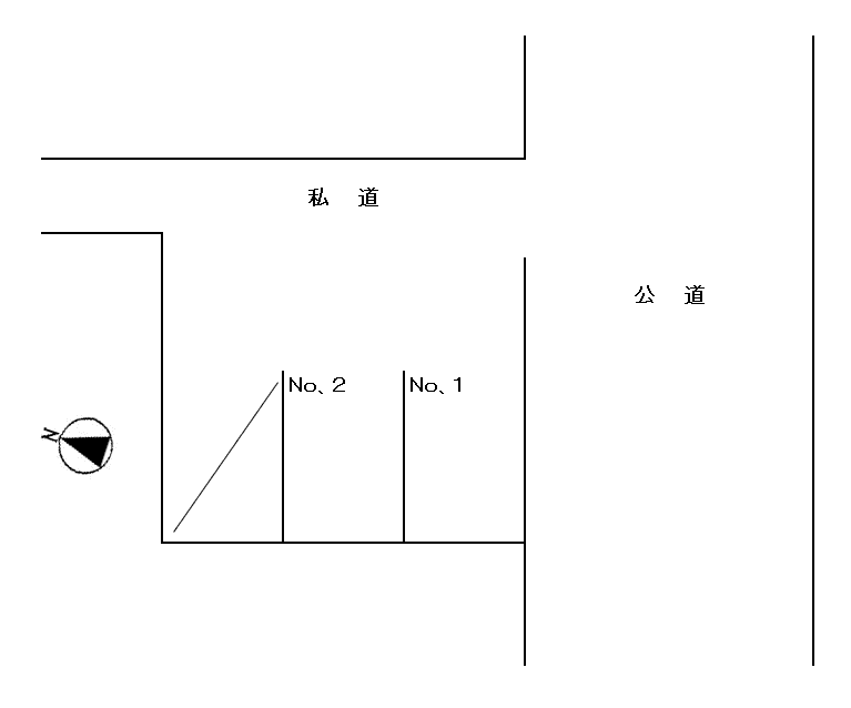 T&Aパーキングの駐車配置図