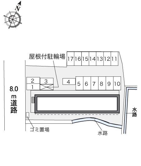 ヴェルグリーン(33809)の駐車配置図