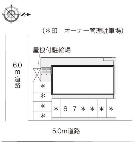 ＡＳＨＩＨＡＲＡ(24213)の駐車配置図