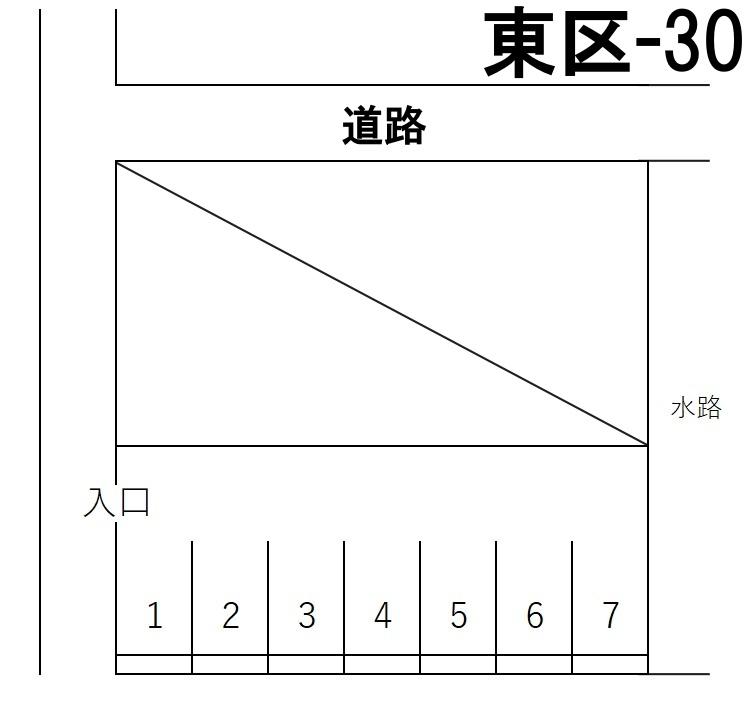 東区-30の駐車配置図