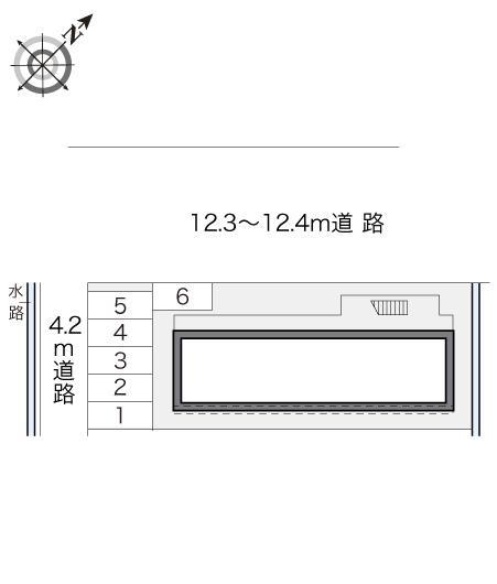カンフォタブル伊倉Ⅱ(17410)の駐車配置図