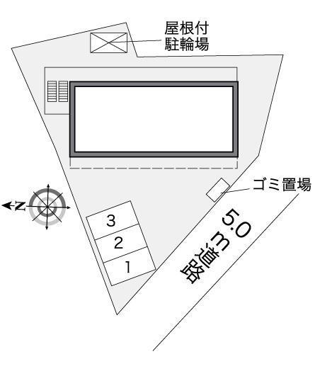 弥生町(39488)の駐車配置図
