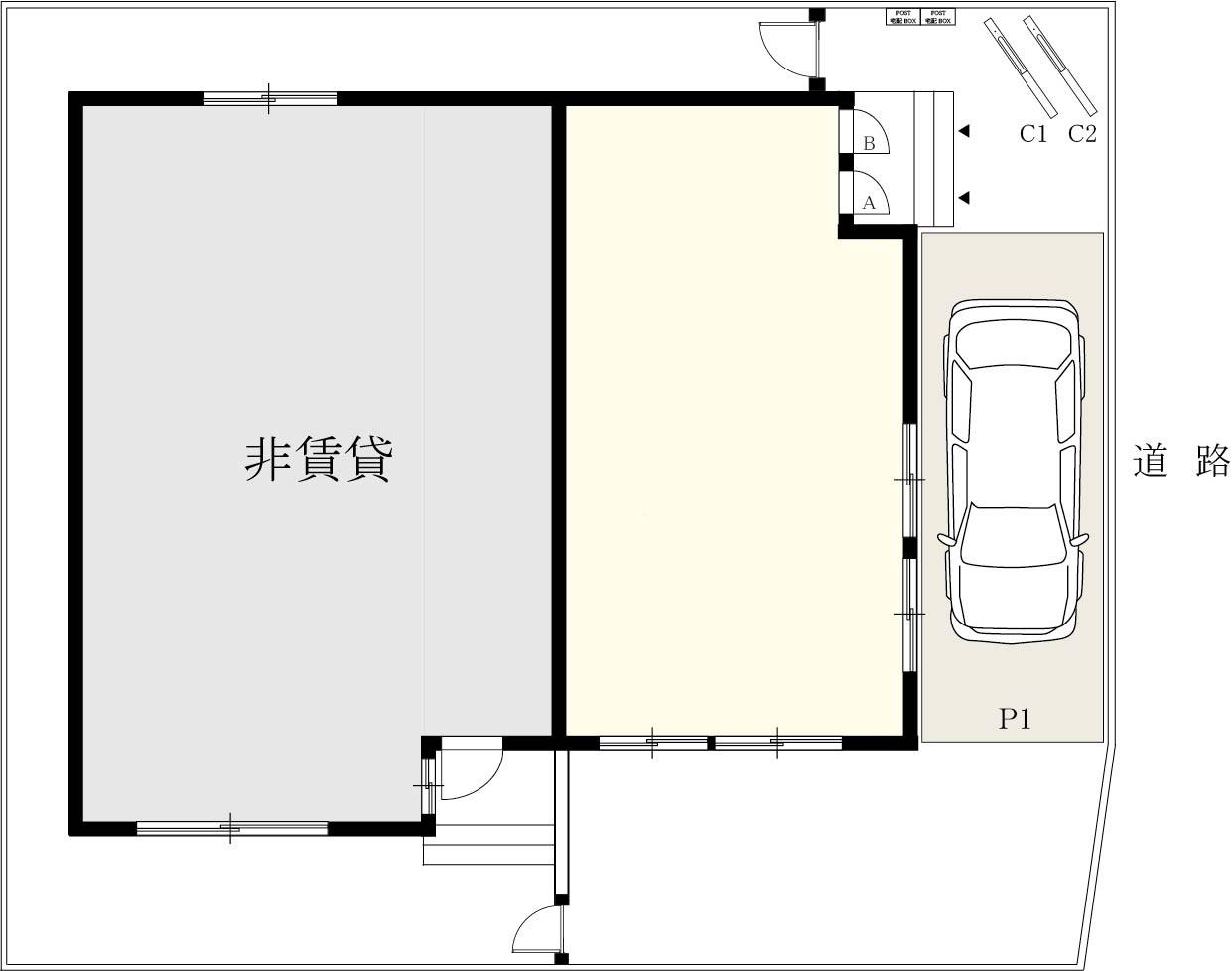 LUXの駐車配置図