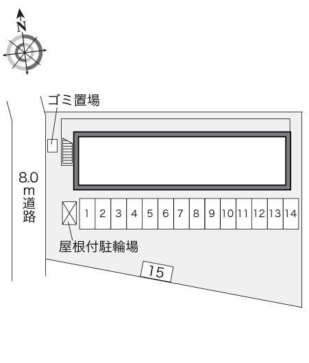 プレミエール(24393)の駐車配置図