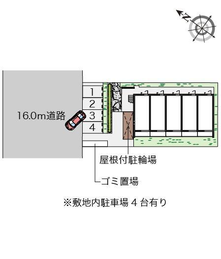 クレイノ善進本町(57274)の駐車配置図