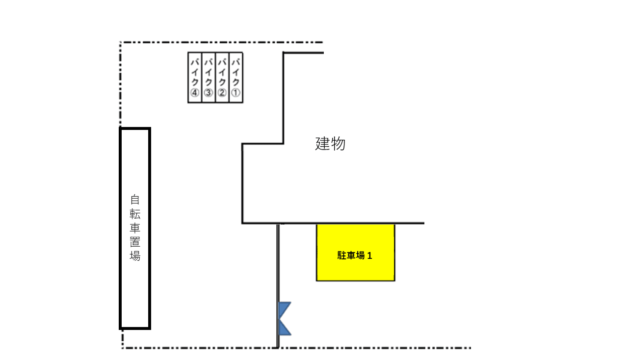 リヴシティ王子の駐車配置図