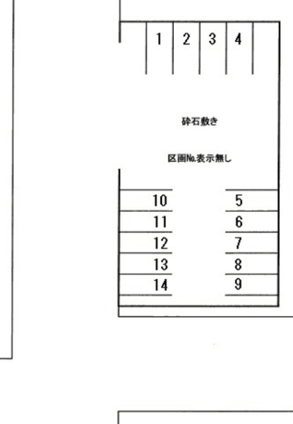 見川４丁目駐車場の駐車配置図