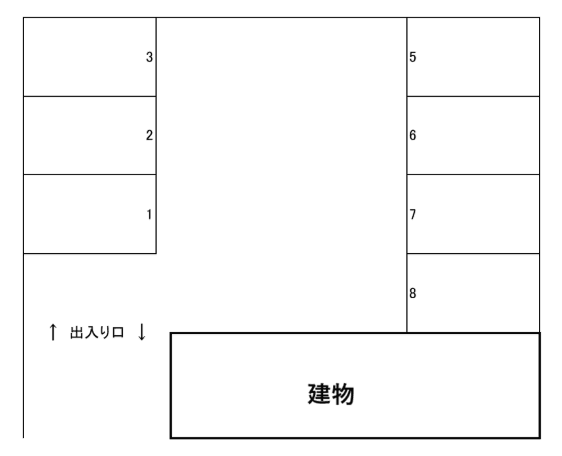 サンパーキングの駐車配置図