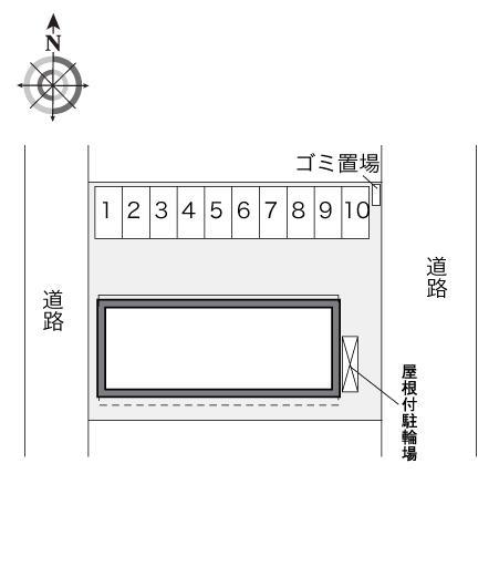 カサグランデ(28771)の駐車配置図