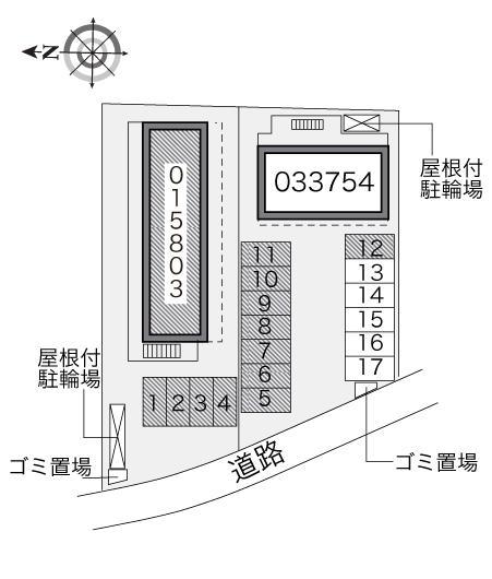 ＳＯＰＨＩＡ(15803)　敷地外駐車場の駐車配置図