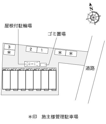 ＭＮ　ＨＯＵＳＥ(24481)の駐車配置図