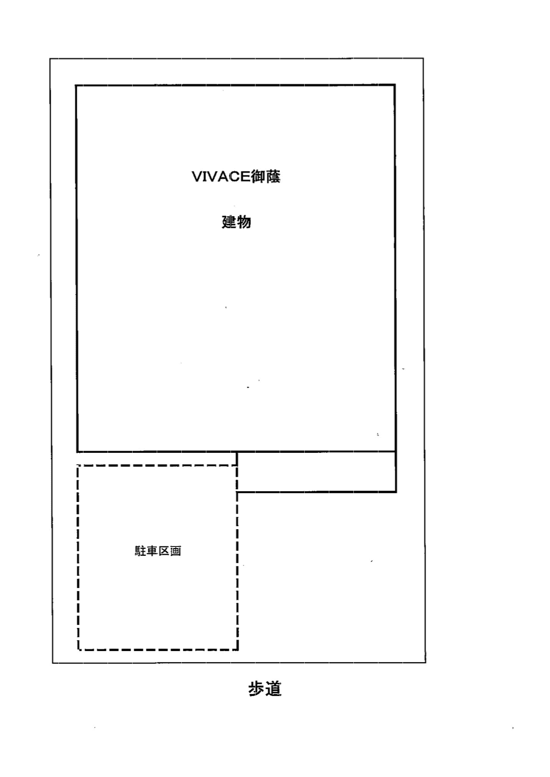 ＶＩＶＡＣＥ御蔭の駐車配置図