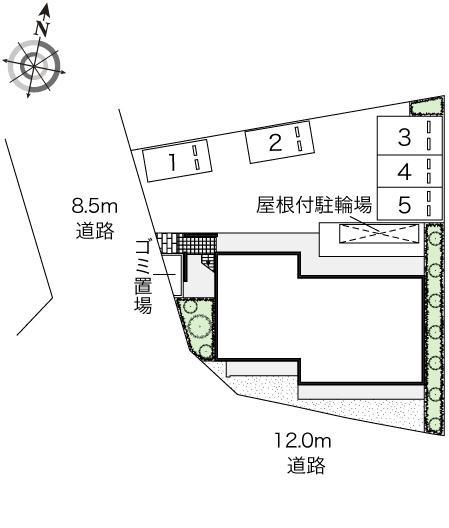レグルス(46749)の駐車配置図