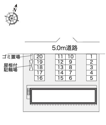 カエデ(41112)の駐車配置図