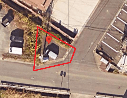 長岡町695駐車場の駐車配置図