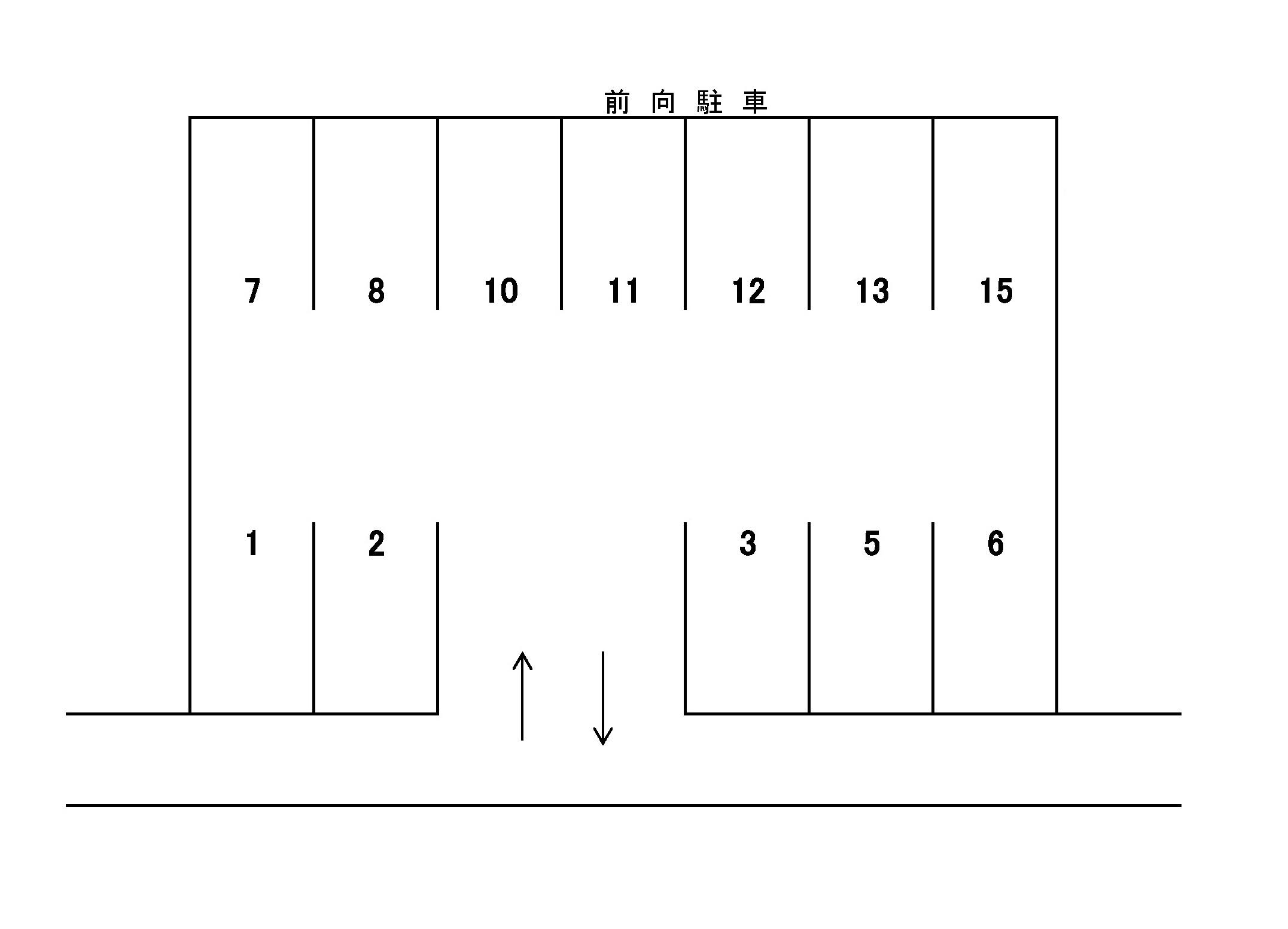 J-028の駐車配置図