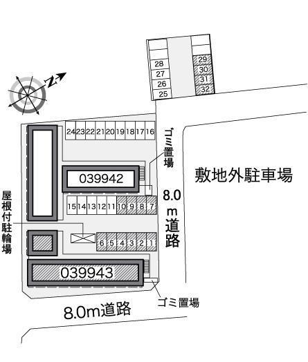 ポルックス(39943)の駐車配置図