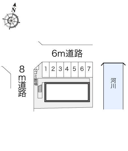 ポレール(13793)の駐車配置図