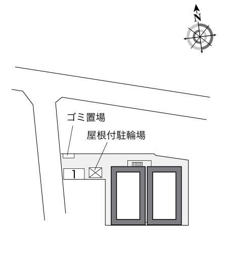 プラミスイング(26477)の駐車配置図