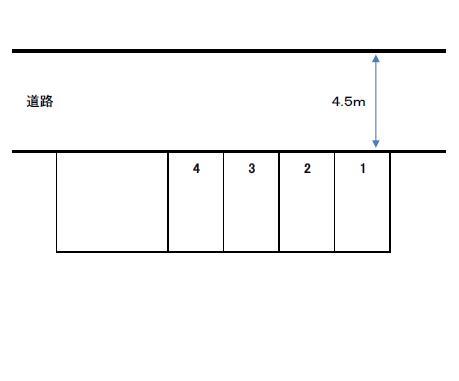 稲本駐車場の駐車配置図
